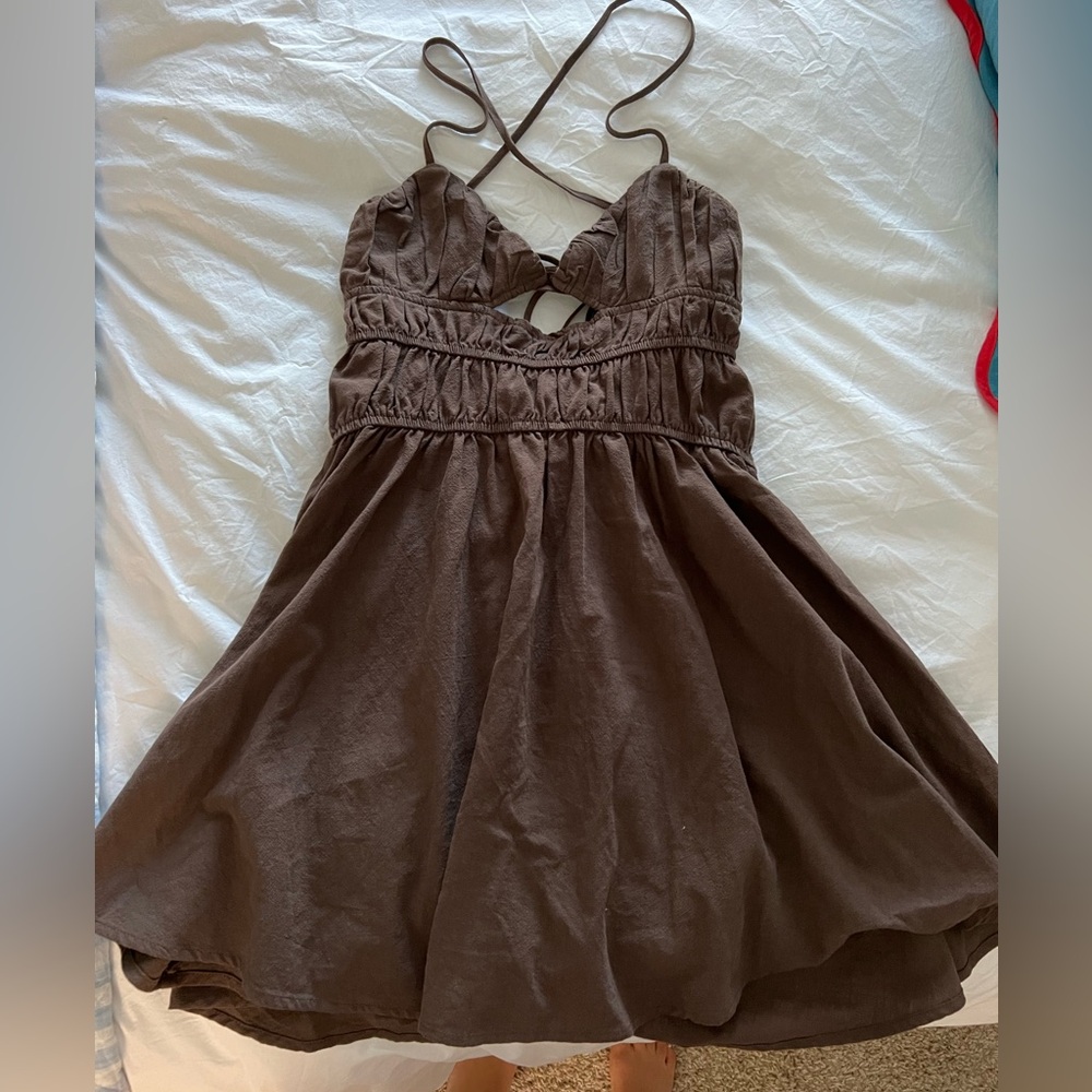 SNDYS brown dress